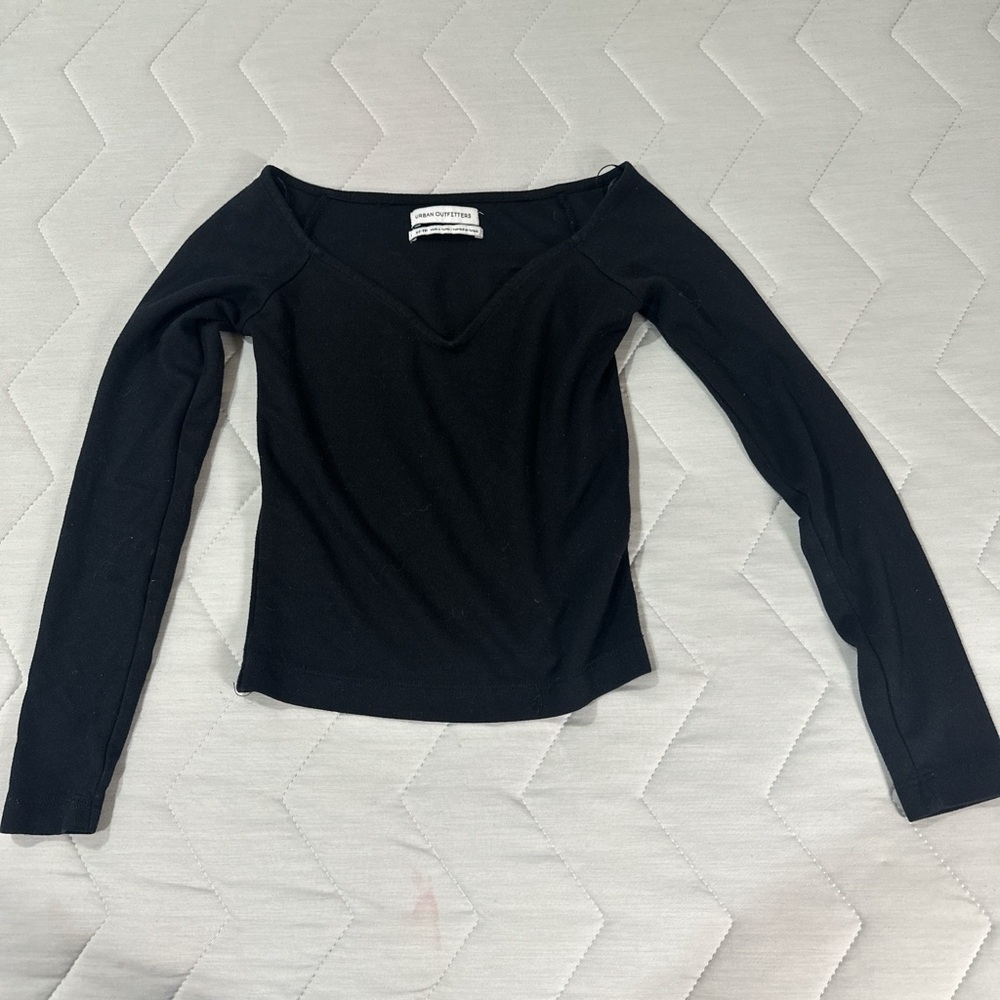 Urban Outfitters Black Long Sleeve Bodysuit